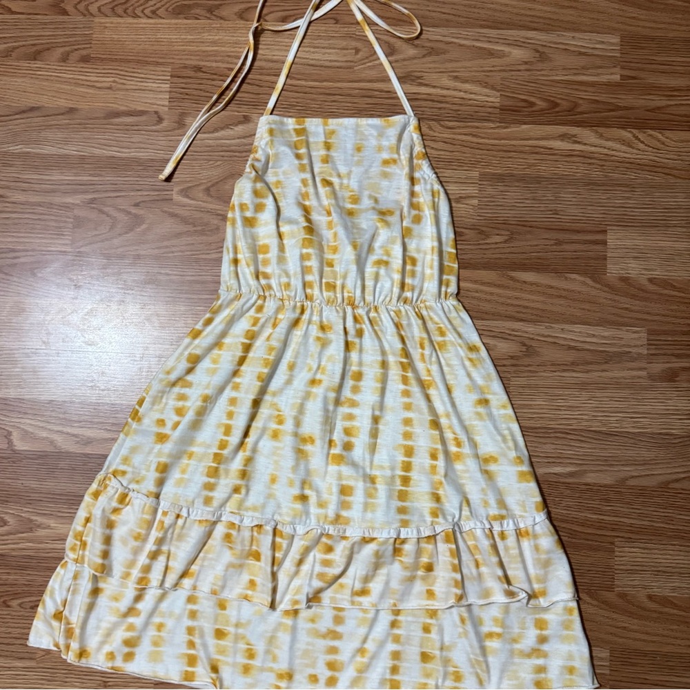 Shein halter tie dye dress